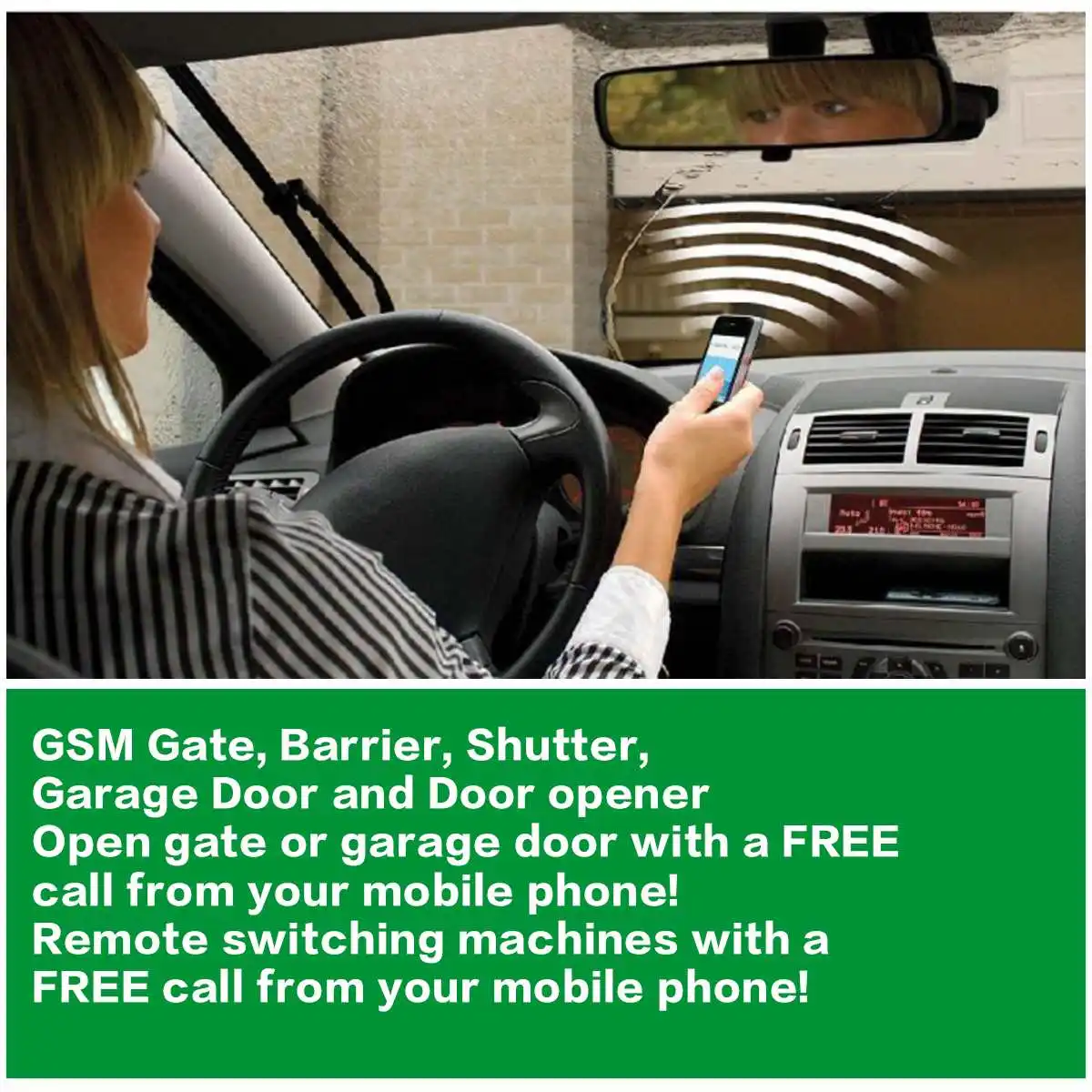 RTU5024 2G GSM Gate Opener Garage Door Opener Relay Switch Remote Control Wireless Door Opener By Free Call for Parking System