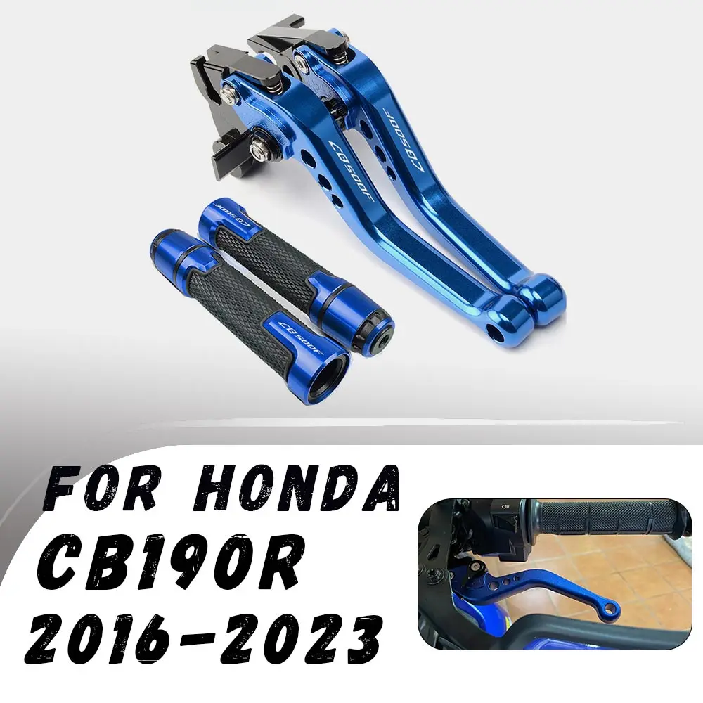 For Honda CB190R 2016-2023 Motorcycle Brake Clutch Lever Handle Handlebar Grips Ends Plug Slider Caps Motorcycle Accessories