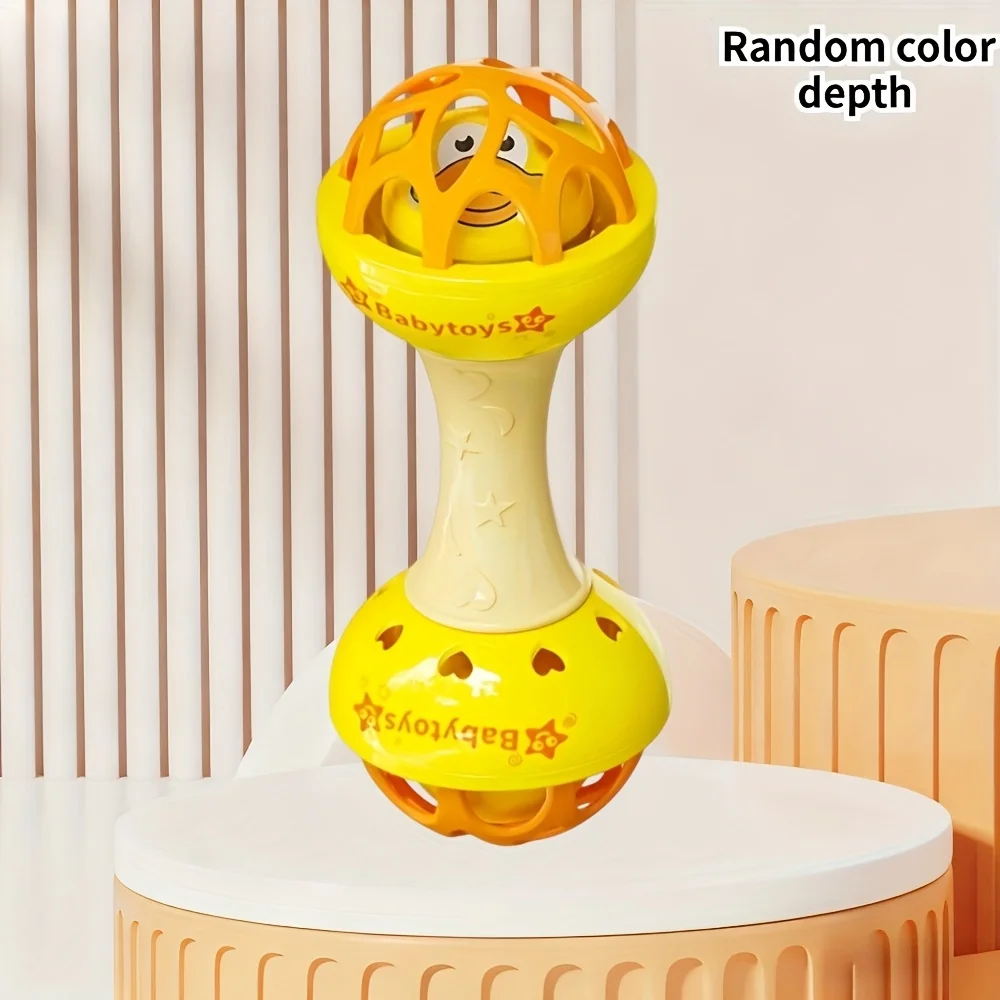 Baby Double Headed Ringing Toy, available in multiple colors, bright and eye-catching, loved by babies, Christmas gift