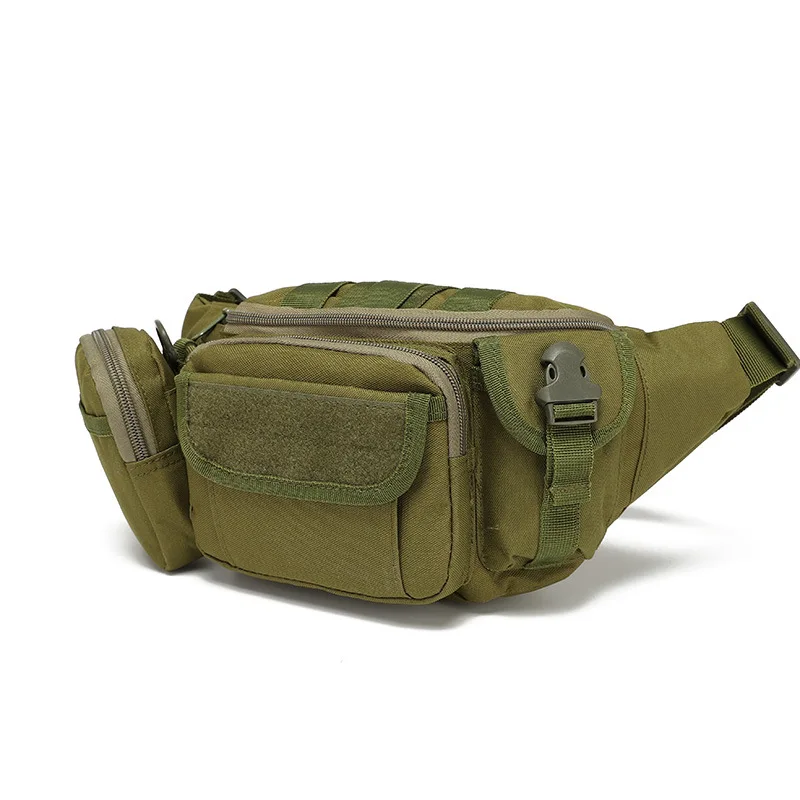 Tactical Outdoor Waist Bag Mens Waterproof Wear-resistant Breathable Portable Camouflage Multifunctional Hiking Travel Backpack