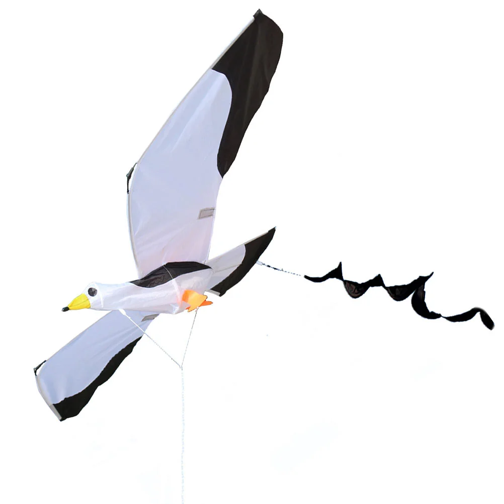 

3D Seagull Kite Easy to Fly Kids Outdoor for Funny Toy with Long Tail Childrens Toys