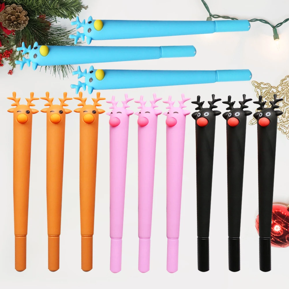 

12 Pcs Ballpoint Pen Set Creative Sunflower Design Smooth Writing Premium Plastic Pens Kids Friendly Mini Pens for School Office