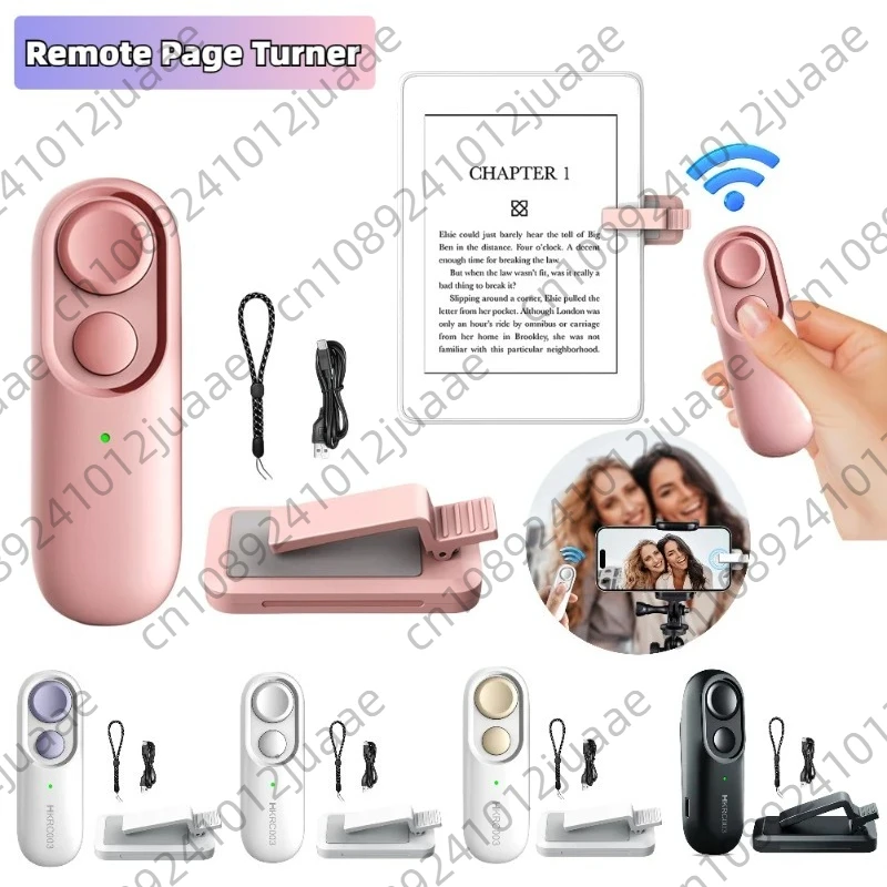 Remote Control Page Turner Camera Camcorder Remote Controls Remote Control Extenders for Kindle Paperwhite Oasis Kobo EReaders