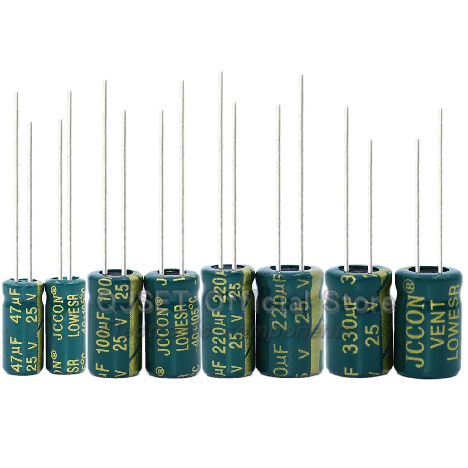 2-50pcs 고주파 저임피던스 전원 어댑터 커패시터 25V 47uf 100uf 220uf 330 470 680 1000 2200 3300 4700 10000 22000 uF