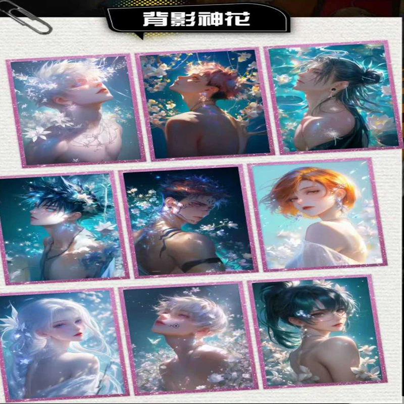 Wholesale New Jujutsu Kaisen Acrylic Card Set 100 Pcs Full Art Collection Complete Box No Duplicates For Fans