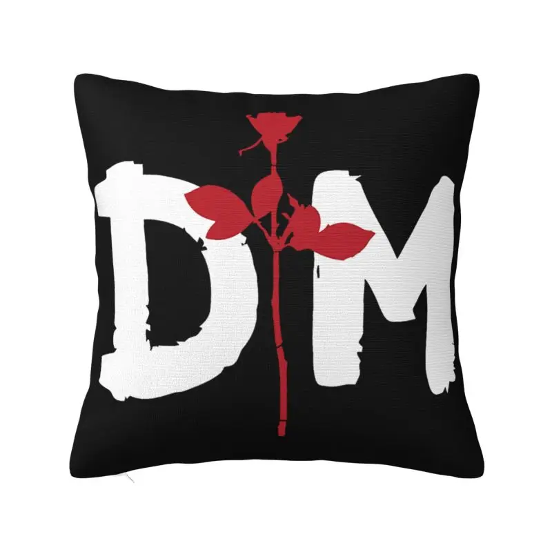 

Luxury Electronic Rock Depeche Cool Mode Cushion Covers Soft Throw Pillow Case for Sofa Square Pillowcase Living Room Decoration