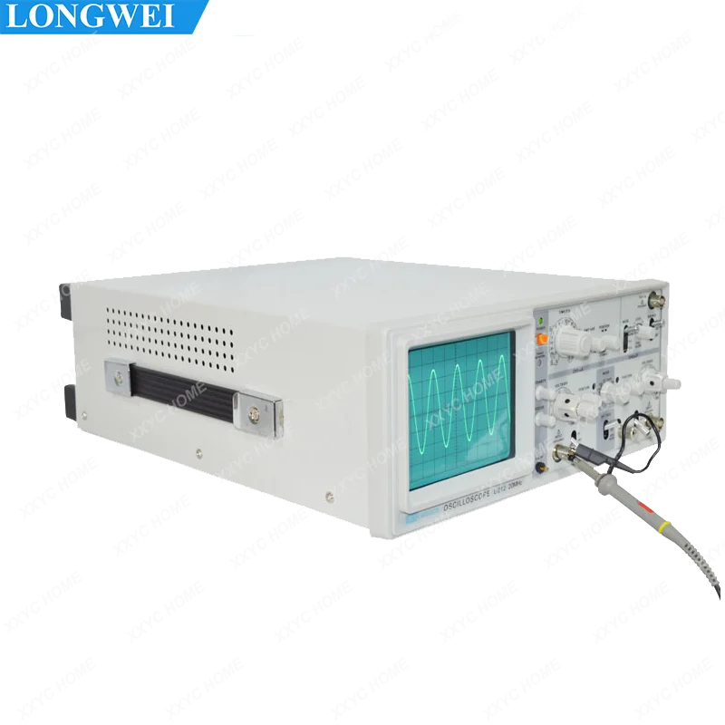 L-212 20MHz Dual Channel Laboratory Analog Oscilloscop Large Screen Display Double Trace X-Y Operation ATT Trigger