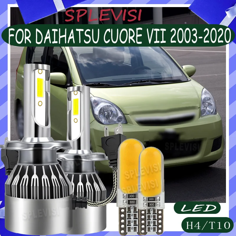 

Stable Lighting No Annoying Flashes 9003 H4 LED headlight For DAIHATSU CUORE VII 2003 2004 2005 2006 2007 2008 2009 2010-2020