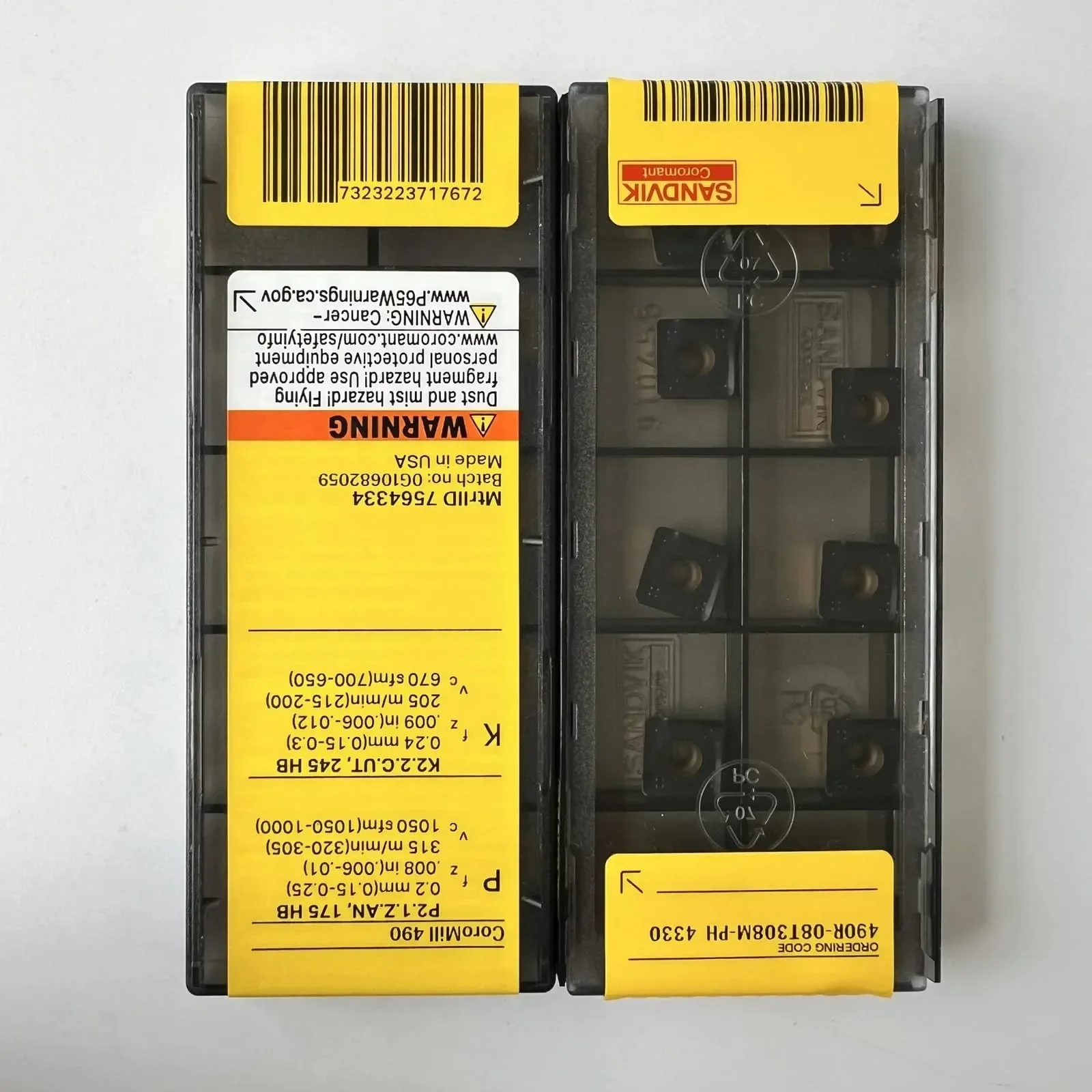 

SANDVIK-Coromant / 490R-08T308M-PH 4330 / 10 Pcs