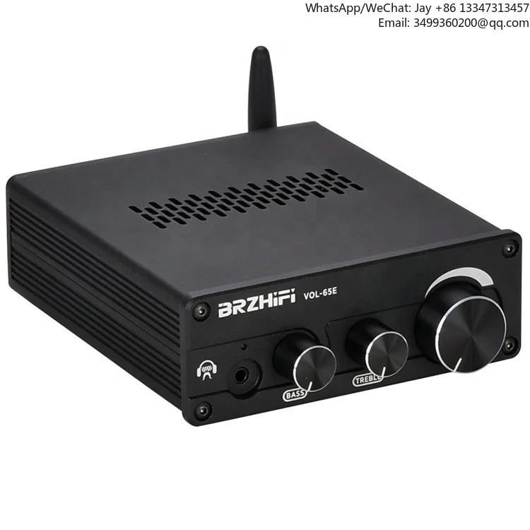 

65E 6j5 Vacuum Subwoofer Preamplifier BT 5.0 Audiophile Headphone Amplifier Home Cinema Mini Preamplifier Tube Preamplifier