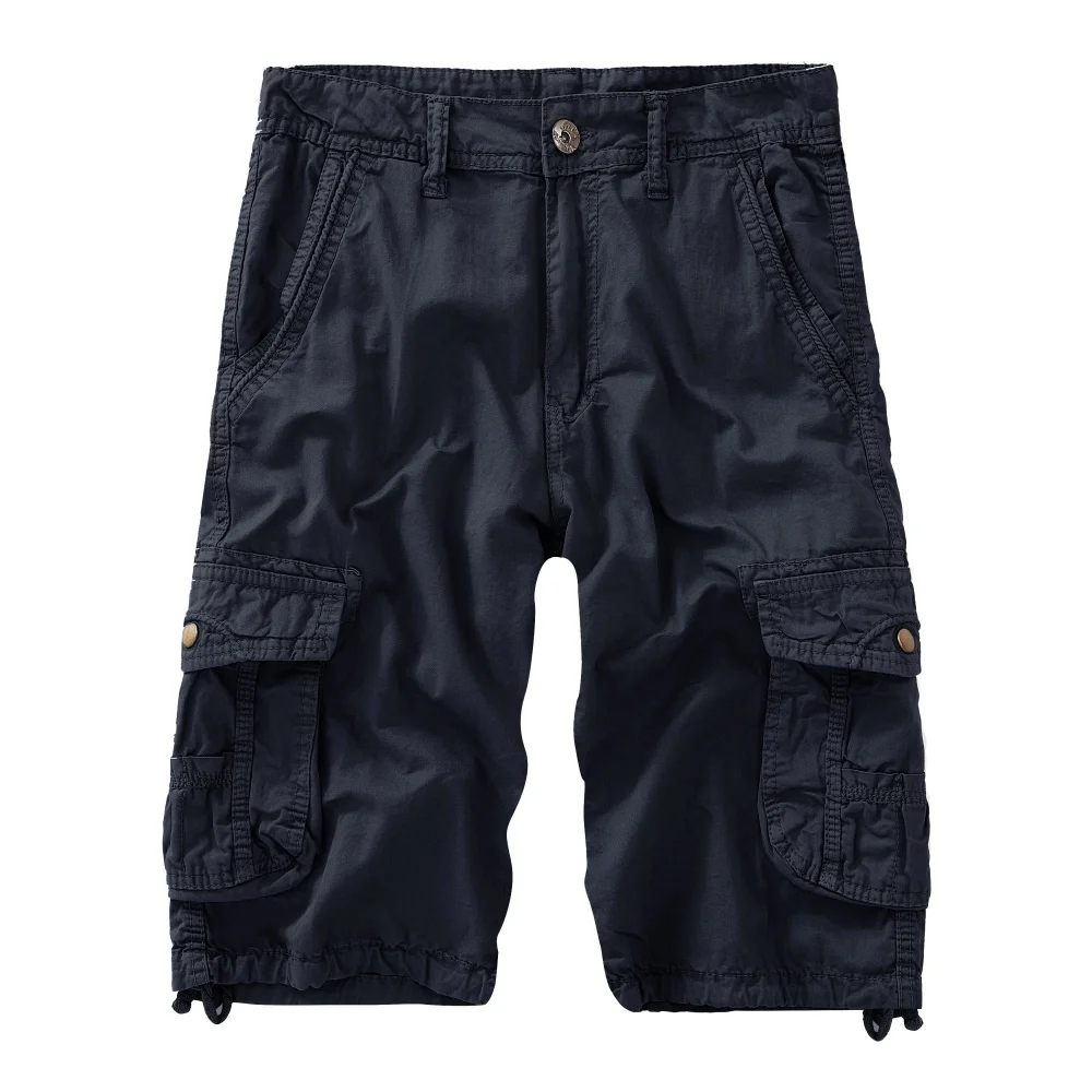 Camo Militaire Short Bermuda 2024 Zomer Camouflage Cargo Short Mannen Katoen Losse Tactische Korte Broek Zonder Riem