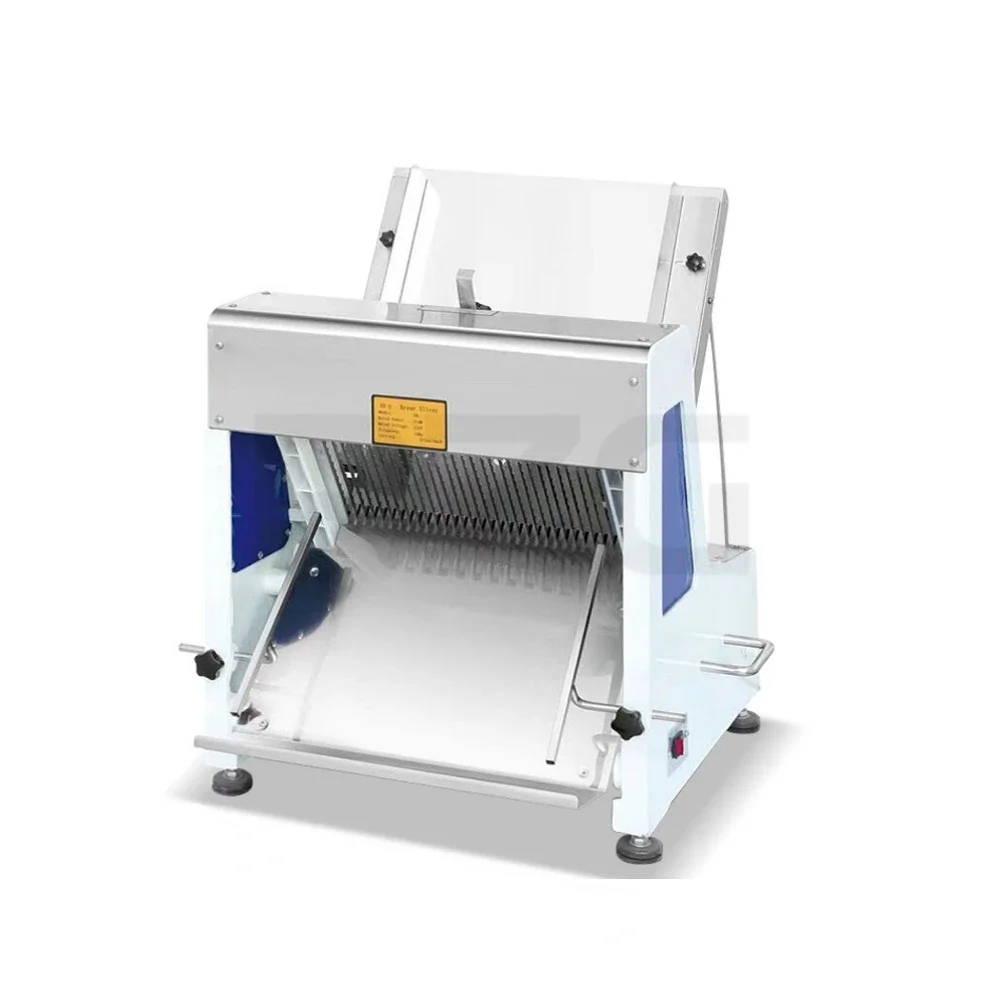 

Commercial Mechanical Bakery Bread Shop Cutting Cutter Toast Slicing Machine, Automatic Adjustable Electric Bread Slicer Machine