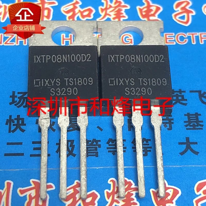 Bộ 5-10 Chiếc IXTP08N100D2 Đến-220 1000V 800mA Trên Cổ Phiếu Mới Và Origjnal