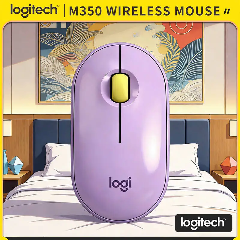 

Эргономичная беспроводная мышь Logitech M350 — удобная ладонь, бесшумные щелчки, двойной режим, аккумулятор 18 месяцев, экологически чистый дизайн