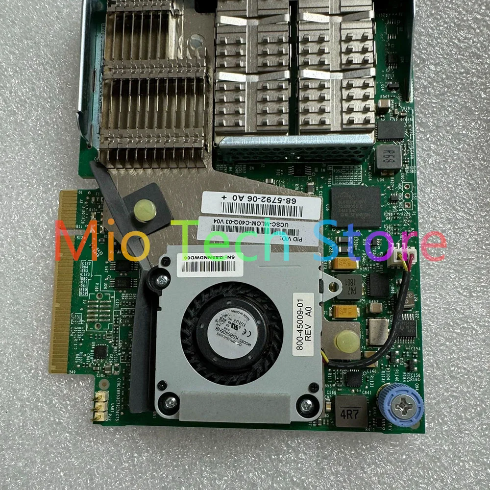 Rear 40GB dual port PCI-e network card suitable for m4 m5 server UCSC-MLOM-C40Q-03