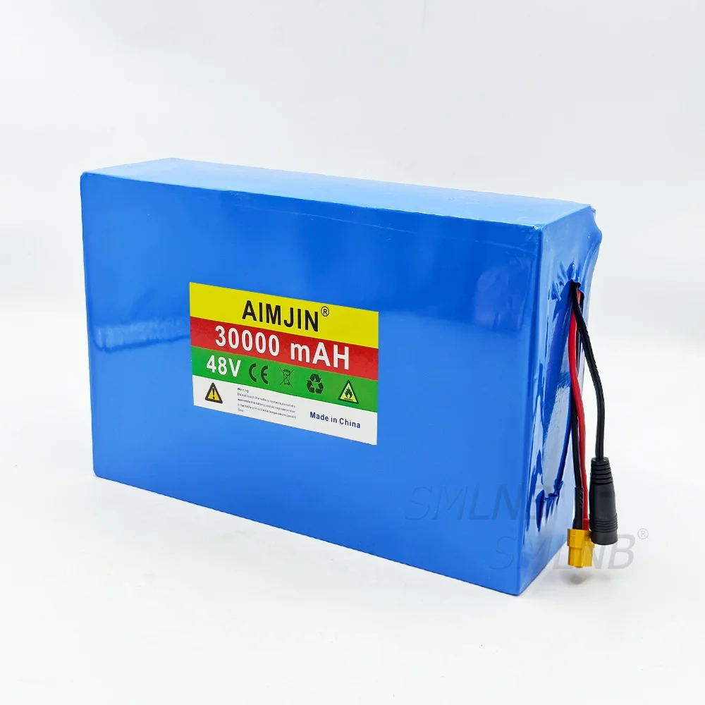 

48 В, 30000 мАч для моторизованных скутеров Citycoco, встроенный 50 А BMS, новый оригинальный литиевый аккумулятор 48 В, 30 Ач, 13s8p