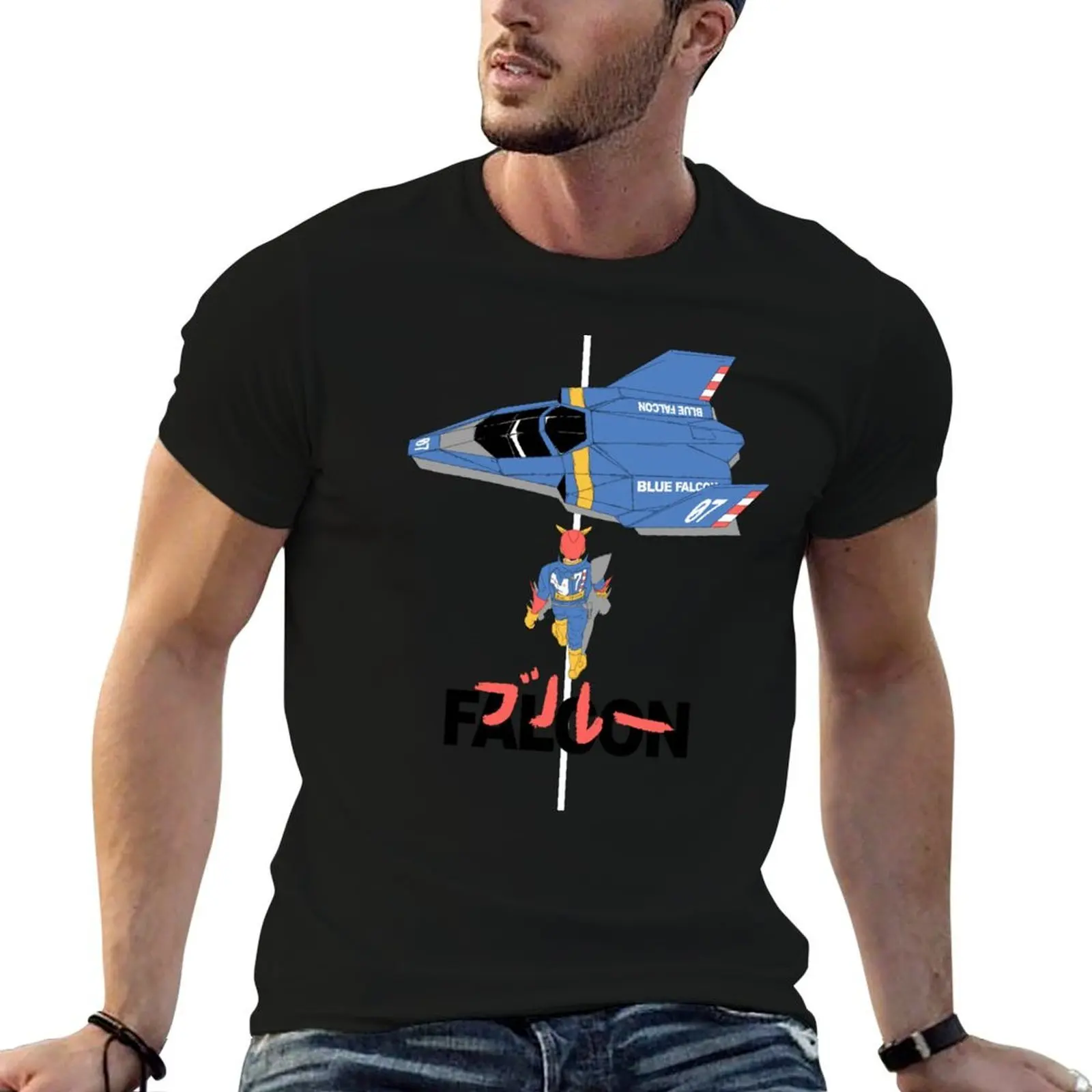 

The Legendary Blue Falcon T-Shirt anime t shirts oversize t shirt personalised T-Shirt