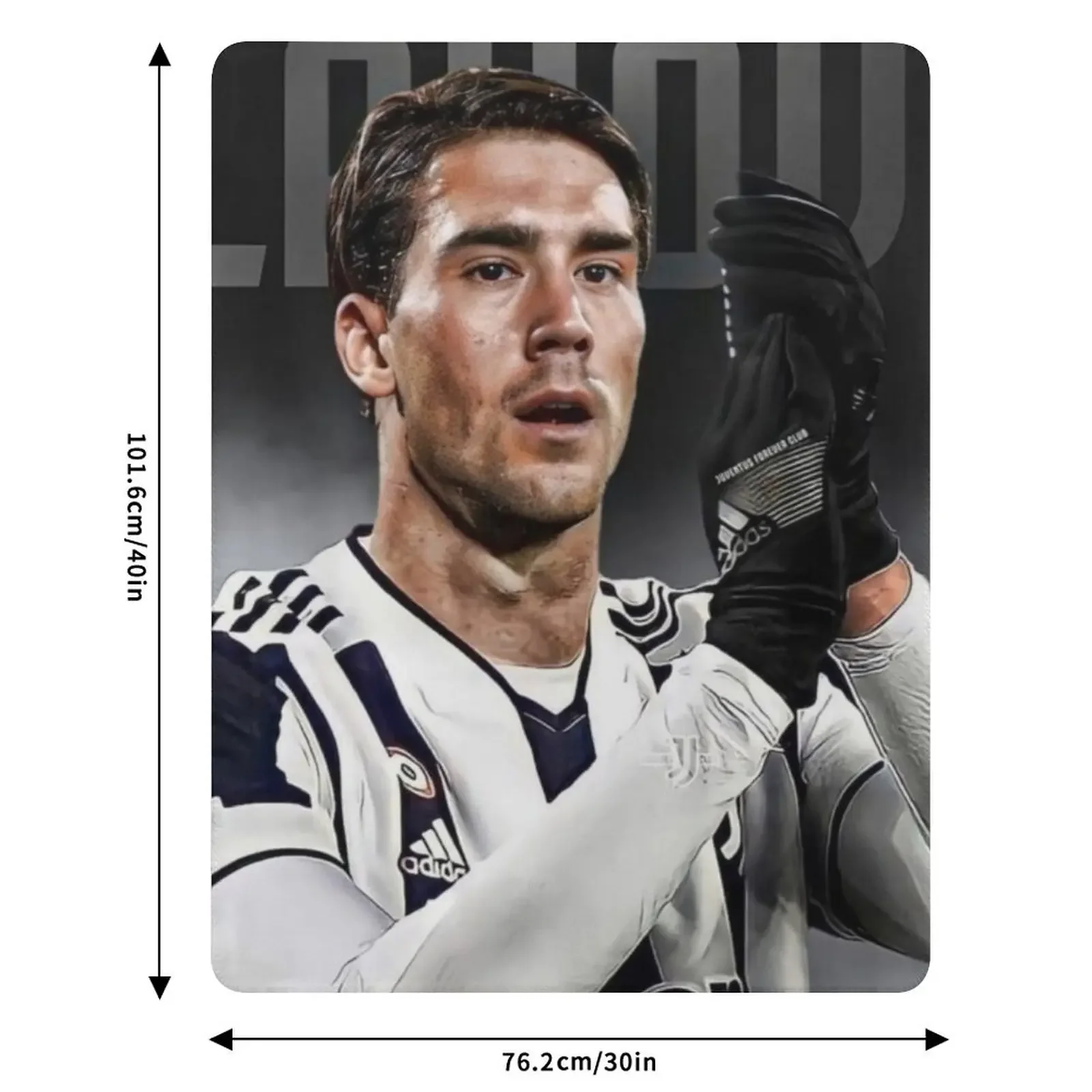 Dusan Vlahovic Throw Blanket Thermals For Travel Travel Thins Blanket