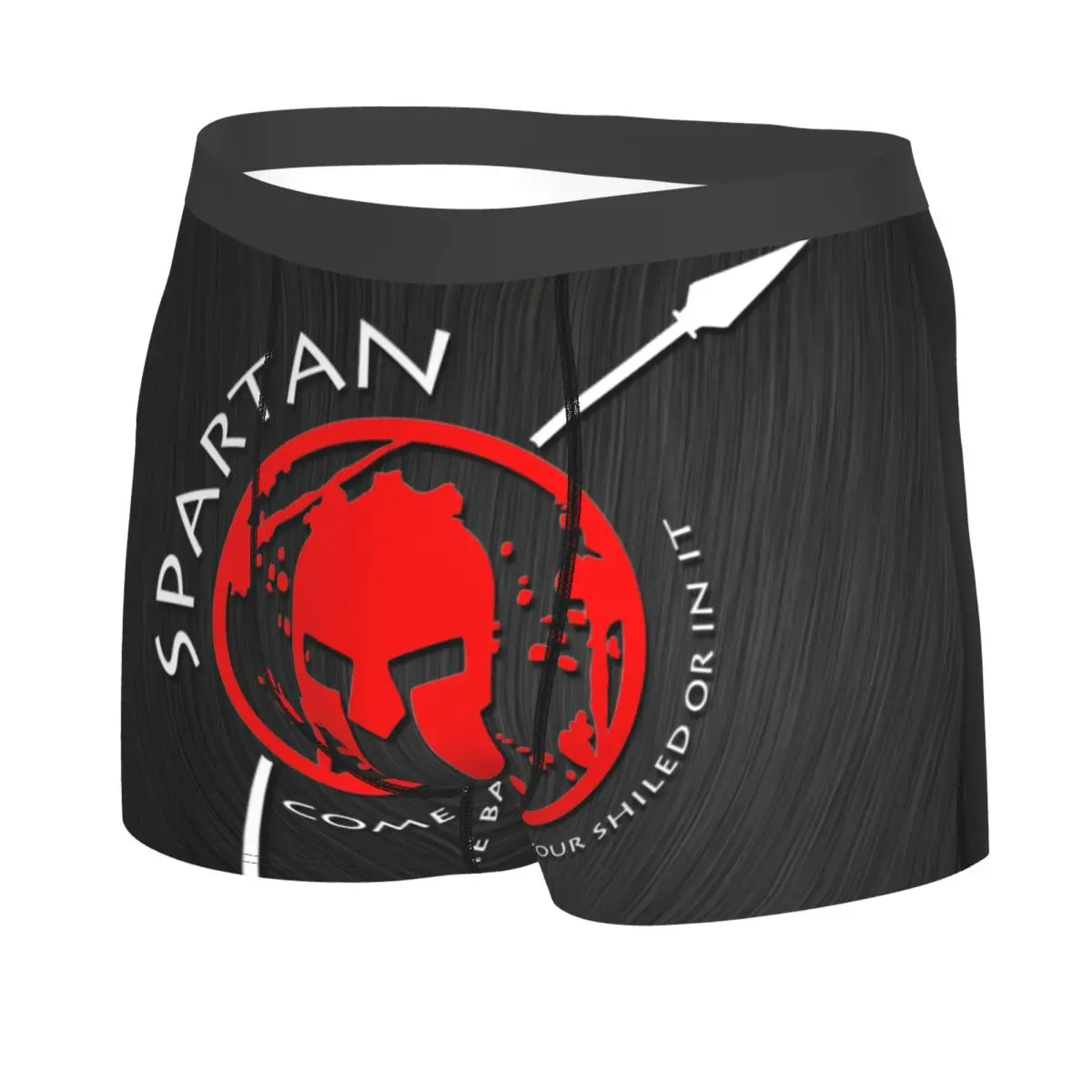 Custom Male Cool Spartan Race Sparta Spirit Underwear Boxer Briefs Men Soft Shorts Underpants