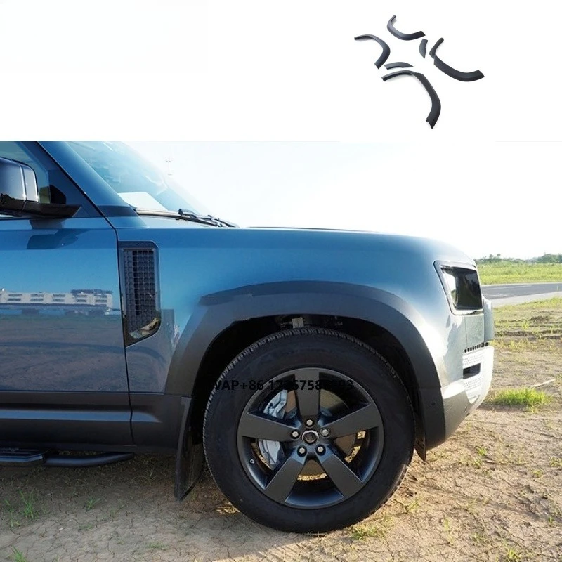 

Defender Over Fenders Fit for Defender 110 and 90 Fender Arches Plastic Matt Black Over Fenders for Defender