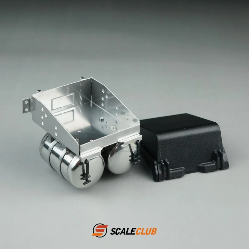 Scale club Modell für Scania R620 R470 Batterie kasten Gastank für Tamiya Lesu RC LKW Anhänger Kipper