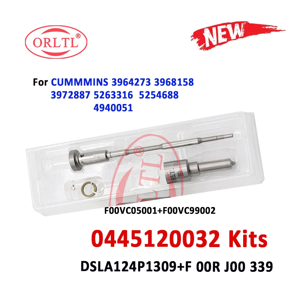 

0445120032 Diesel Injector DSLA124P1309 Nozzle 0 433 175 390 Valve F00RJ00339 For CUMMMINS 3964273 3968158 3972887 5263316 Kits