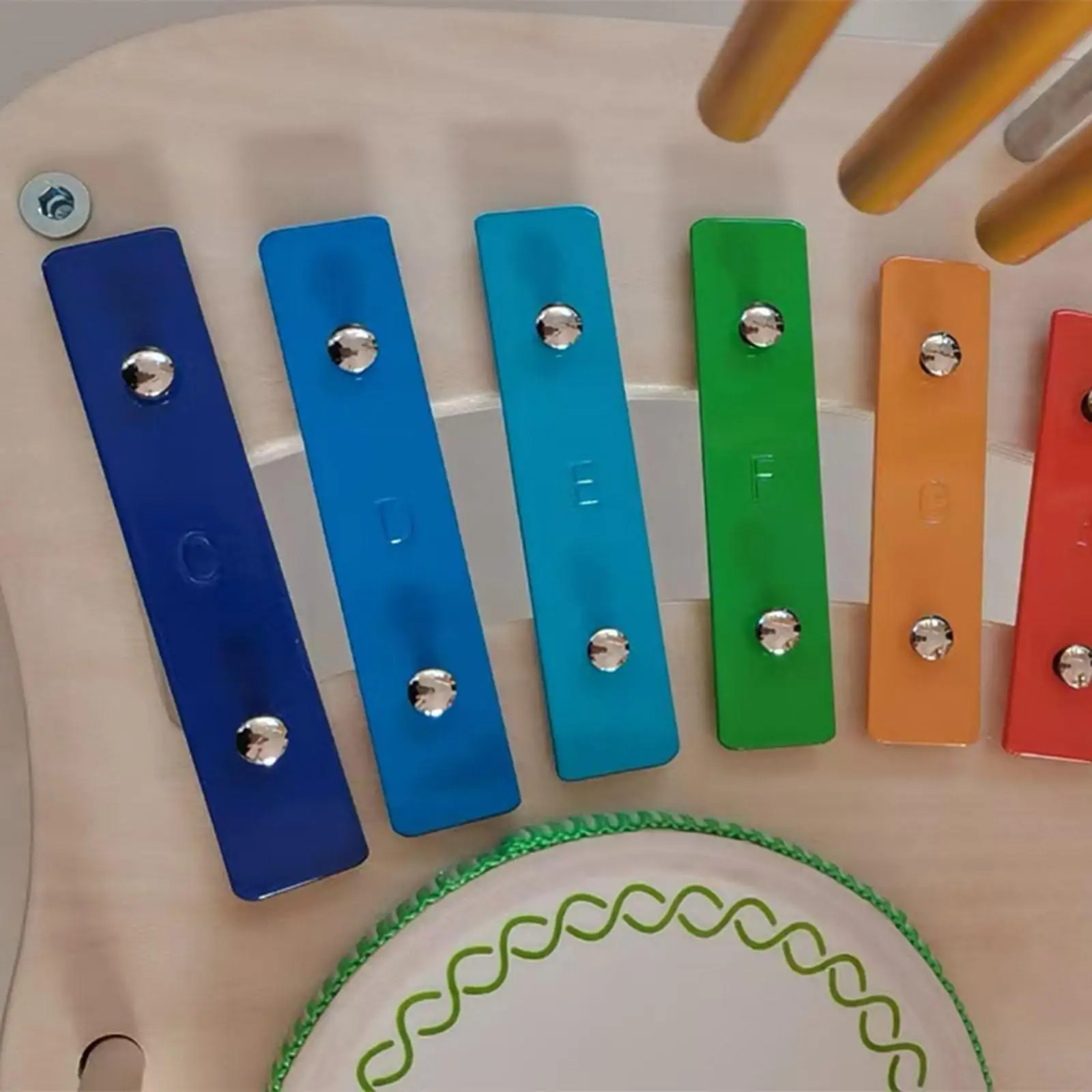 

Детский музыкальный набор барабанов, развивающие музыкальные игрушки, деревянные музыкальные инструменты для детей 3, 4, 5, 6 лет, подарки на Рождество и день рождения