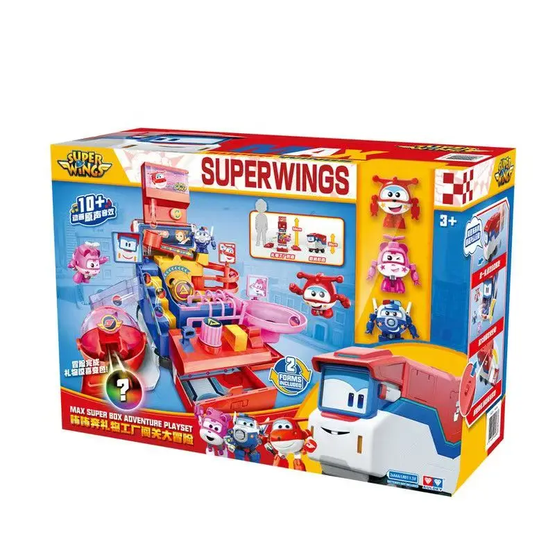 Hot Sale Genuine New Auldey Super Wings Transforming Adventure Playset Interactive Collectible Model  Ornament Surprise Gift