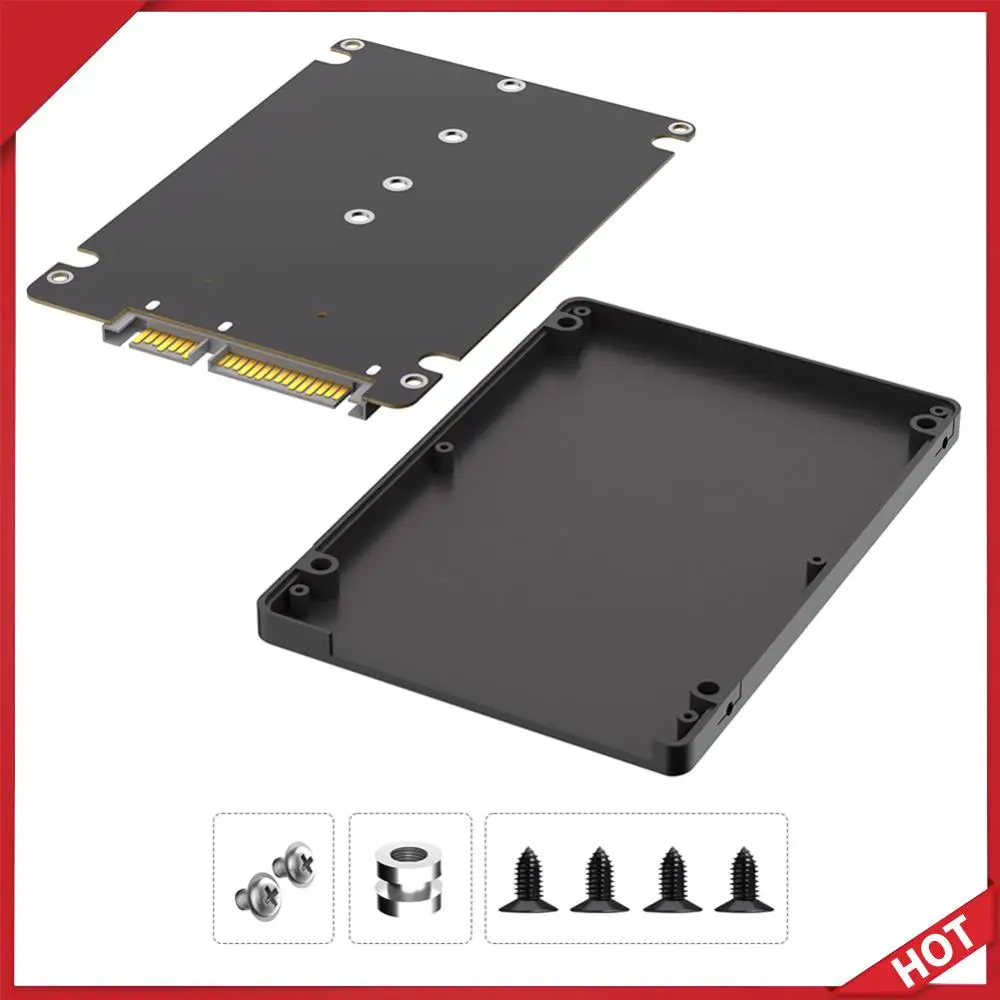 

M.2 NGFF B Key To 2.5inch SATA SSD Enclosure 6Gbps Hard Disk Case Enclosure M.2 NGFF SSD To 2.5 Inch SATA III Adapter