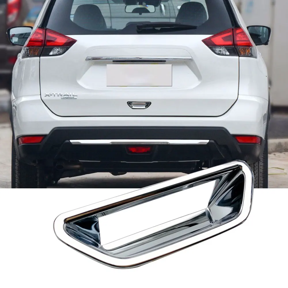 For 2021-2023 Nissan Rogue X-Trail Chrome Rear Trunk Door Bowl Handle Cover Trim