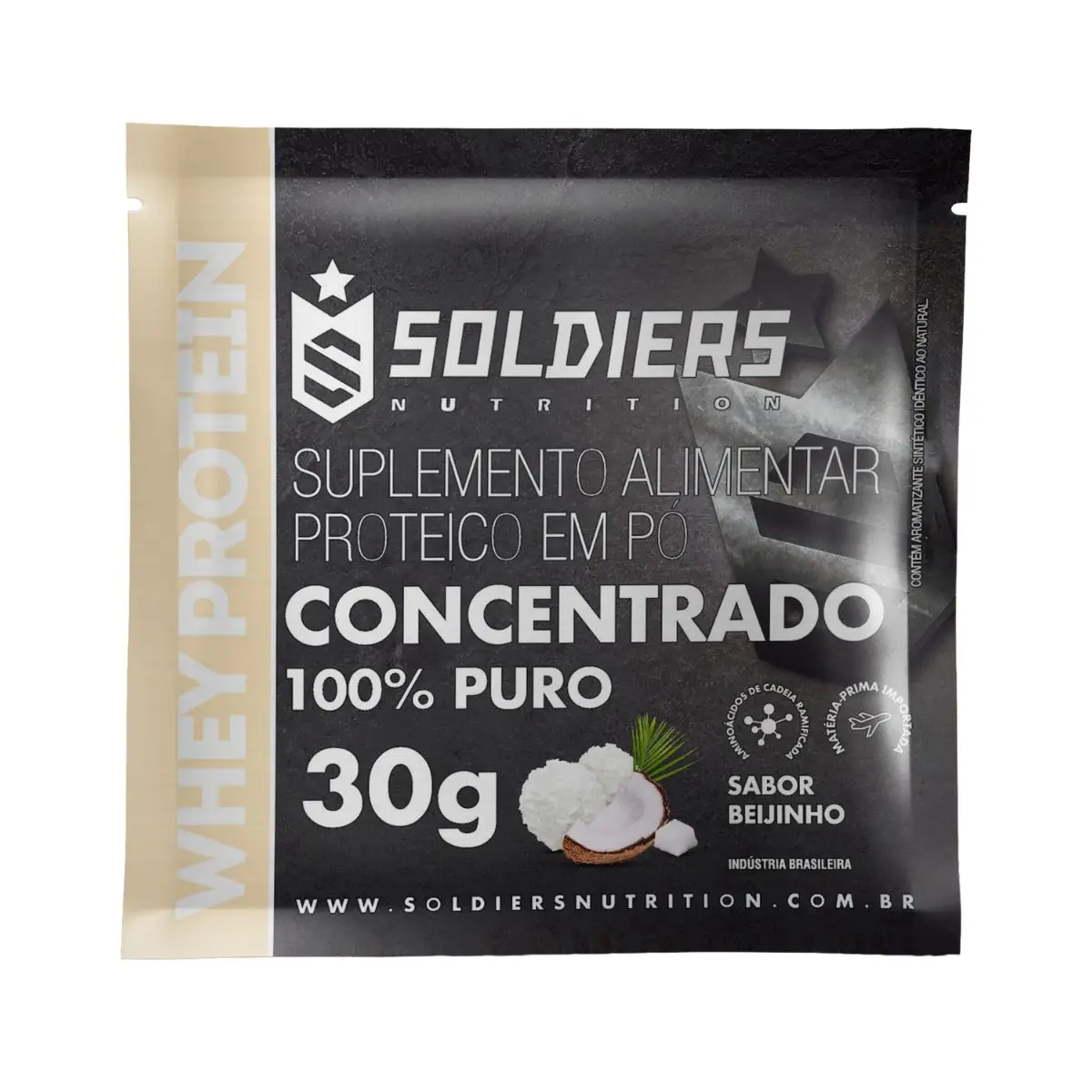 Kit: Whey Protein 30g - 3 Units-Soldiers Nutrition