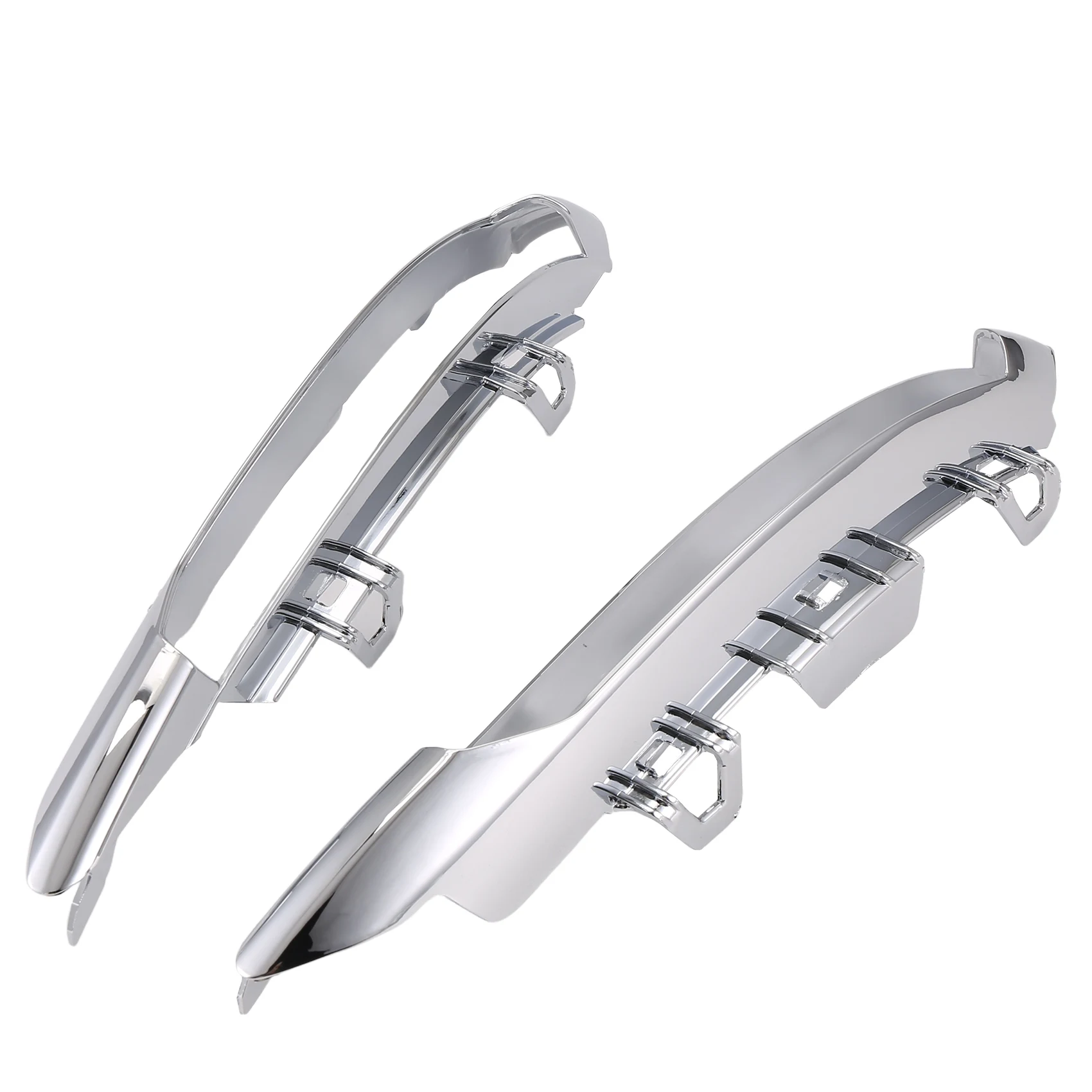 Reliable-1Pair Front Daytime Running Light Fog Lamp Chroem Frame For Mercedes Benz C Class W204 2006-2011 A2048852774 2048852874