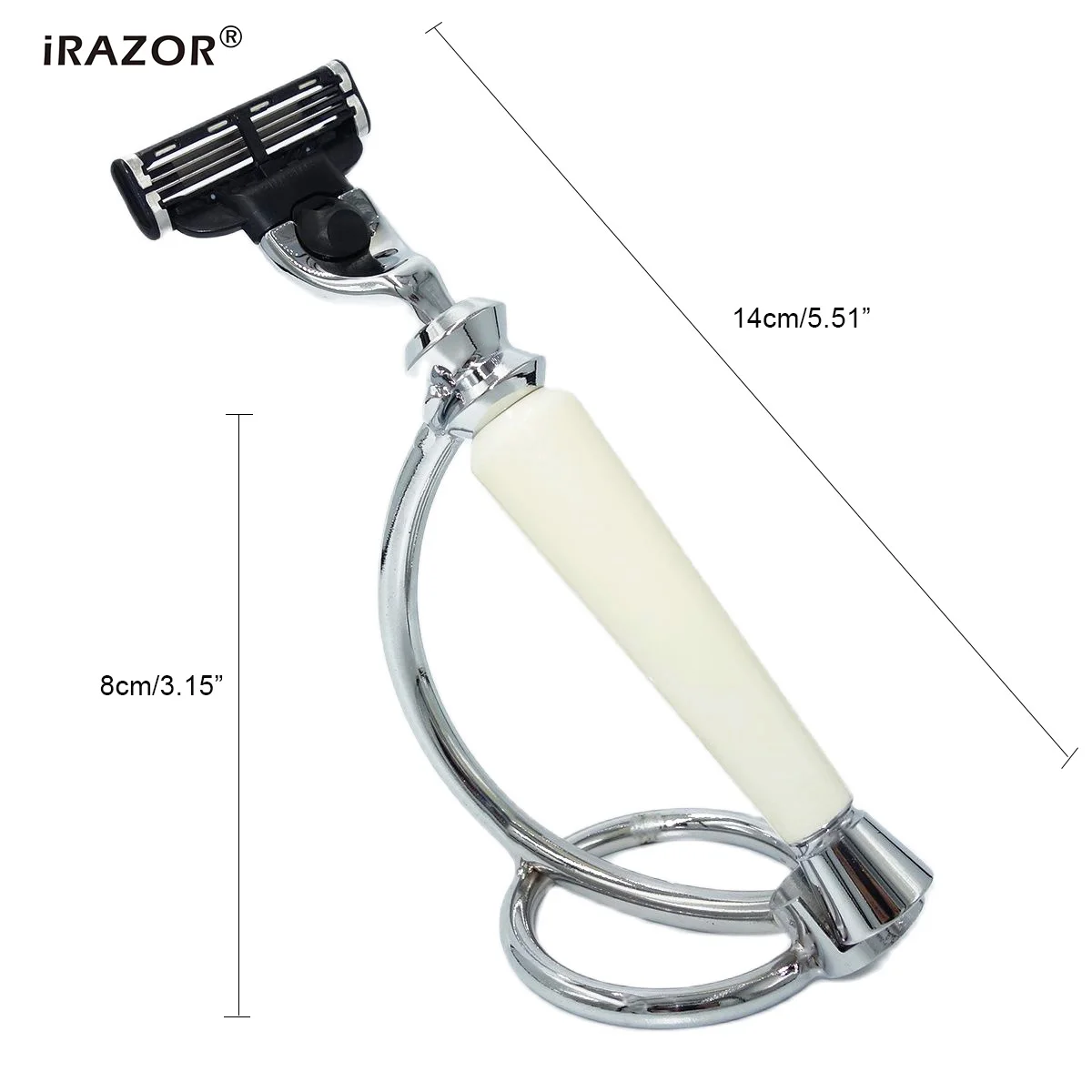 iRAZOR New Classic Mach 3 Safety Razor for Mens Shaving&Womens Hair Removal Replaceable Blade Manual Face Shaver Machine