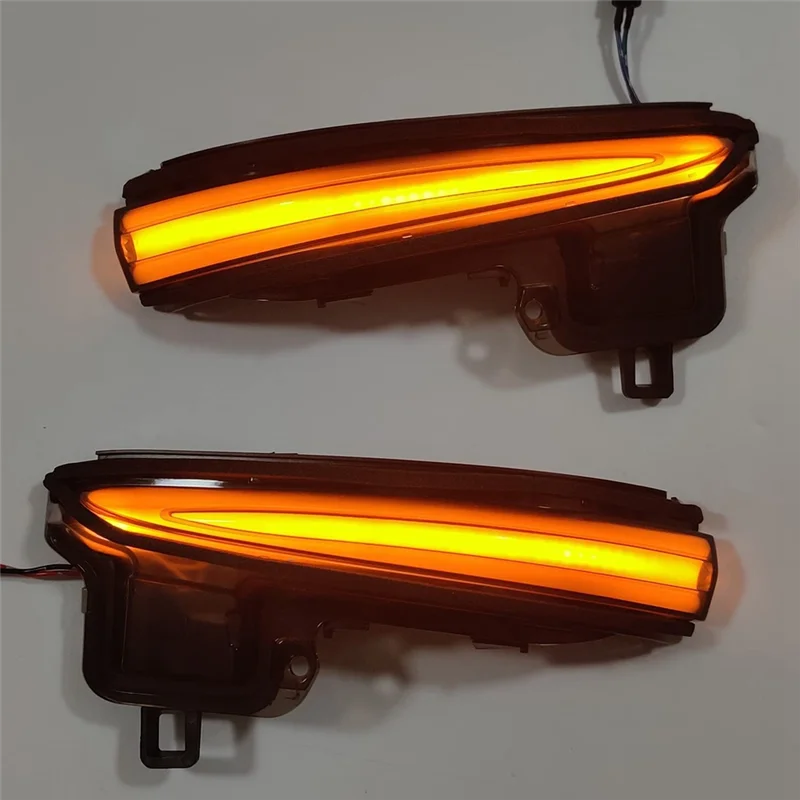 LED Side Mirrors, Sequential Dynamic Turn Signal Lights Indicator for Toyota Tacoma RAV4 XA50 Highlander XU70, Set Of 2