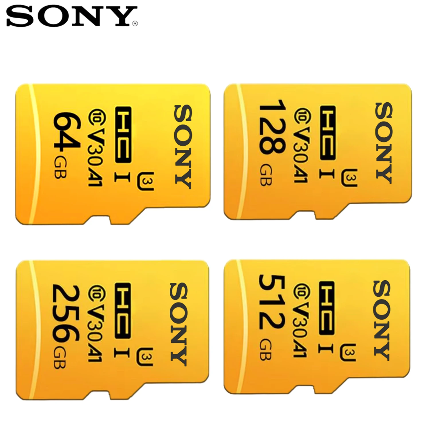

Sony Micro SD Card Memory Card Class 10 High Speed TF Flash Card 512GB 256GB 128GB 64GB Storage TF Card for DJI Drones Phone