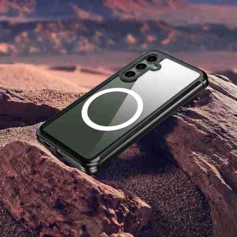 

360 Full Screen Protector CaseRugged Shockproof Armor Magnetic Cover for Samsung Galaxy S24 Ultra Shockproof Phone Case