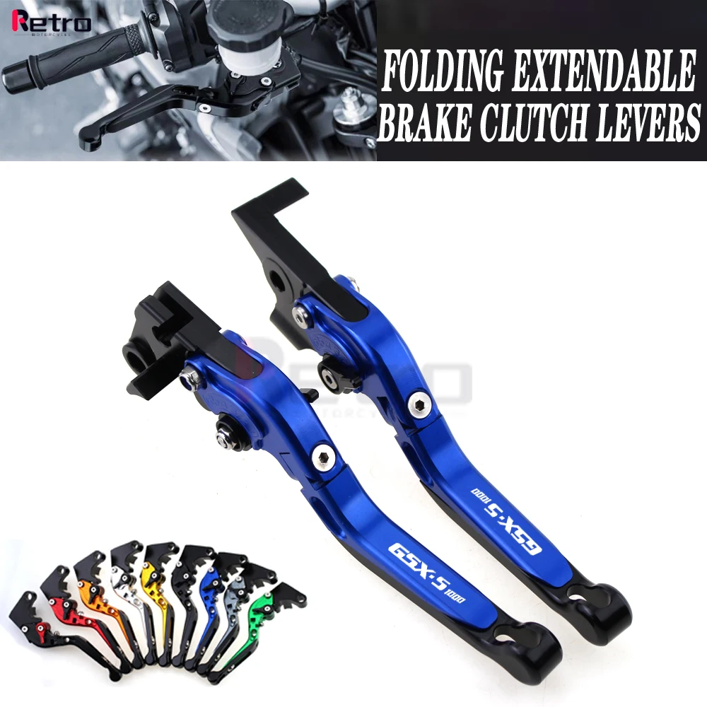 For SUZUKI GSX-S1000 GSX-S1000F GSXS1000FA 2015-2018 2016 2017 Motorcycle Folding Extendable Adjustable Clutch Brake Levers