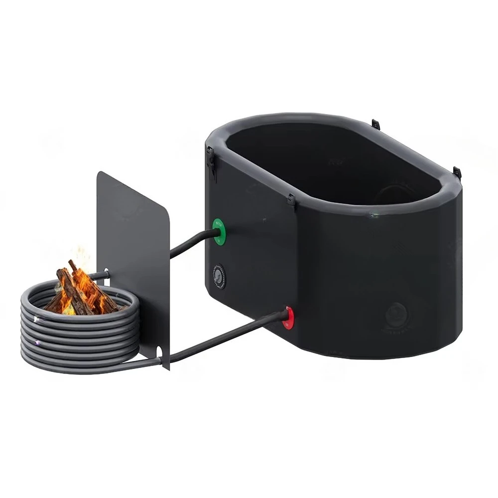 Wooden Fired Hot Tub Coil Kit Wooden Fire Tub Thermosyphon Hot Tub Built for Outdoors
