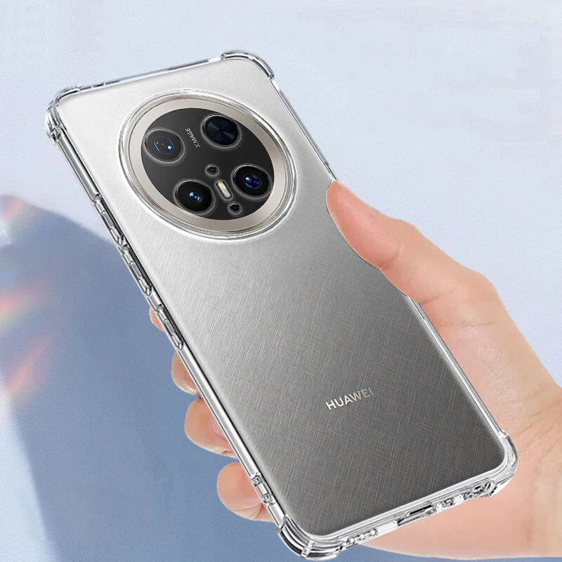 

For Huawei Mate 70 60 Pro Plus RS Ultimate Slim Soft TPU Transparent Silicone Shockproof Back Cover Case