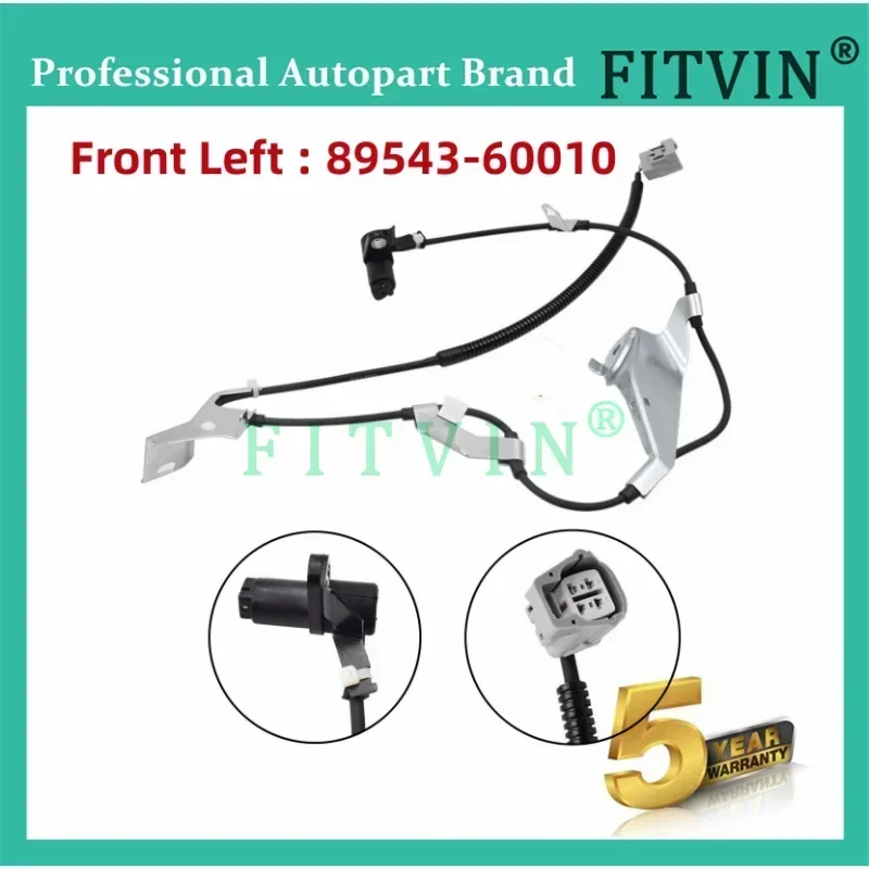 Sensor ABS para Auto 89545-60030 para Toyota LAND CRUISER 100 1998-2007 para LEXUS LX470 1998-2007 89543-60010 89542-60040 89546-60030