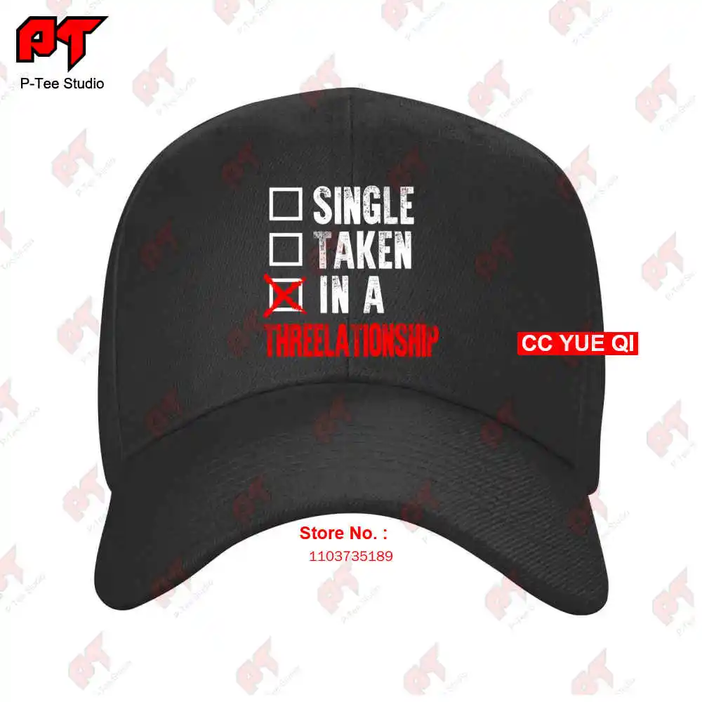 Polyamory Throuple Relationship Status Baseball Caps Truck Cap BVQK