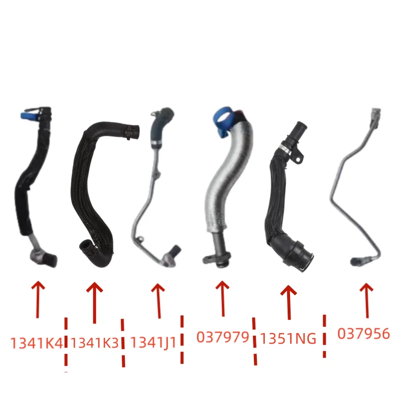 

1341К4 1341К3 1341J1 037979 1351НГ 037956 Подходит для Peugeot 207 308 3008 RCZ Citroen C4 DS5 DS6, автомобильная турбопроводная труба, масляная труба