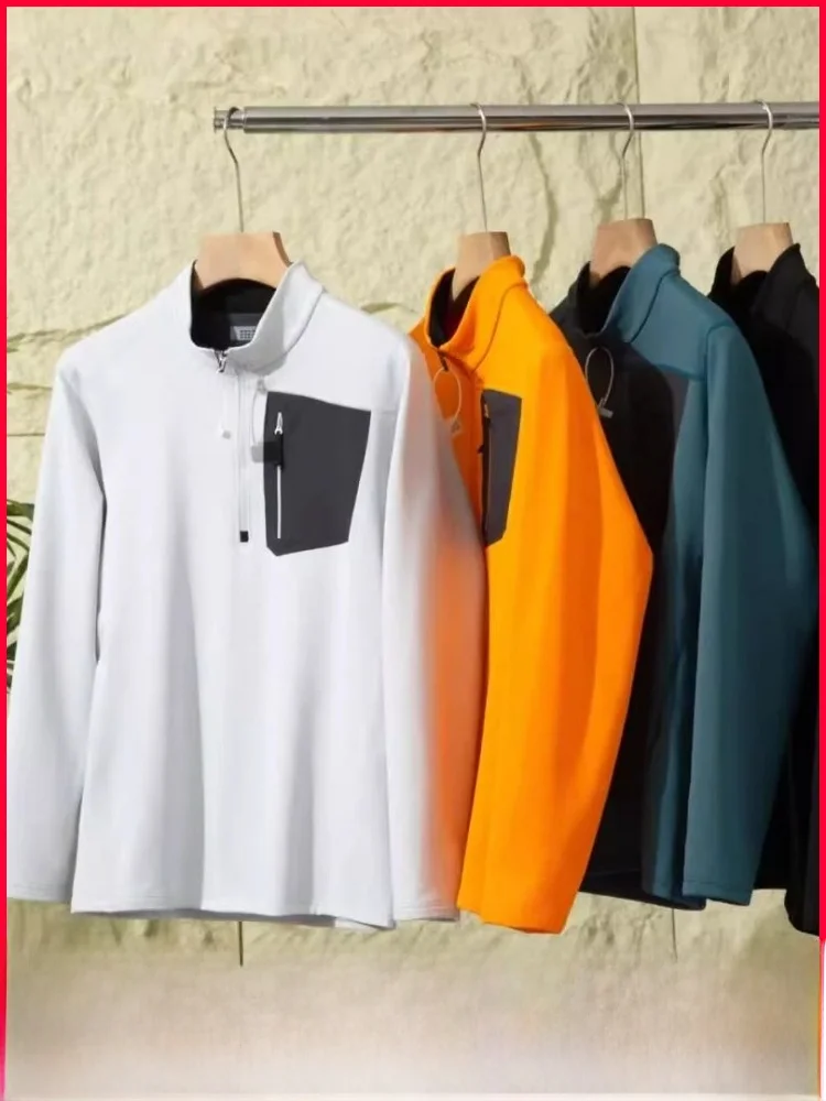 

Уличный поплавок на молнии с воротником-стойкой Cosite Fce, вязаный теплый свитшот, мужская повседневная спортивная осенне-зимняя одежда