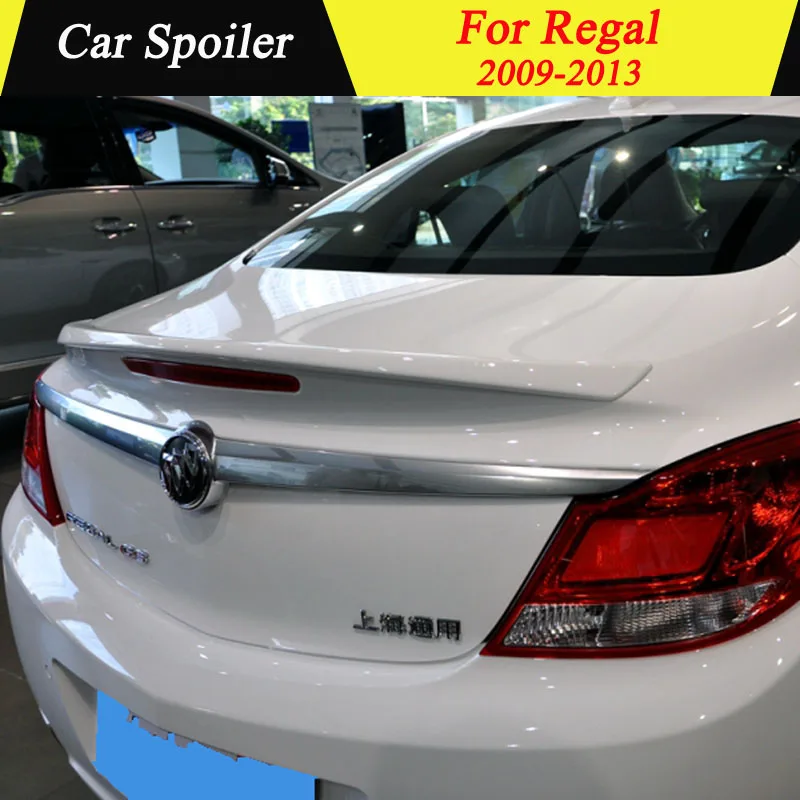 For Buick Regal GS Opel Insignia 2009-2015 Car Styling ABS Plastic Unpainted Color Rear Trunk Wing Boot Lip Roof Spoiler