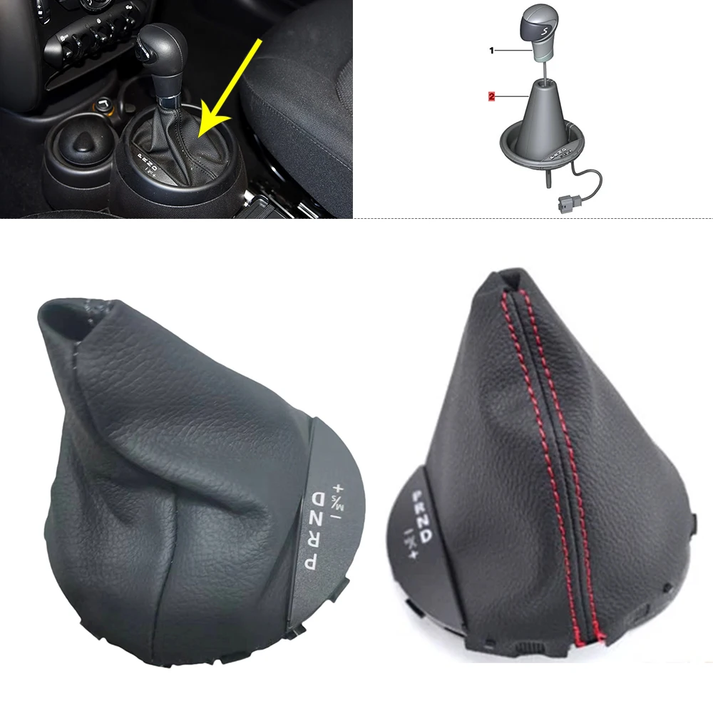 

Auto Transmission AT Gear Shift Lever Gaiter Boot Dust Cover For BMW MINI PACEMAN R61 2011-2015 Cooper Countryman R60 2009-2016