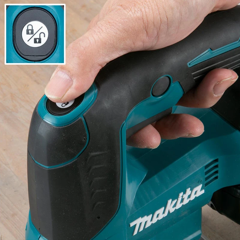 Imagem -03 - Makita-cordless Brushless Jig Saw Jig Saw Velocidade de Regulação de Madeira Corte Alternativo Ferramenta Elétrica 3000spm 18v Lxt