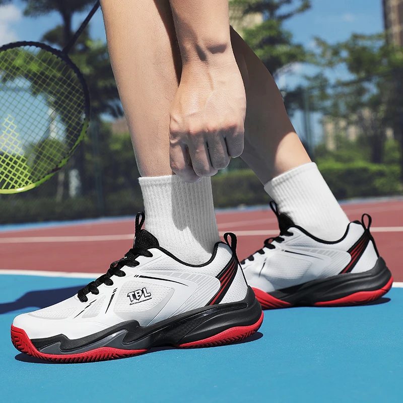 

New Volleyball Shoes for Men, Fashionable Professional Tennis Shoes, Outdoor Fitness Anti Slip Badminton Sports Shoes