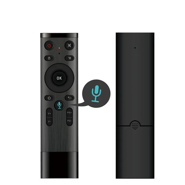 2.4G Wireless Voice Remote Control Gyroscope Controller Q5 Air Mouse Remote with USB Receiver for Projector Smart TV Android Box