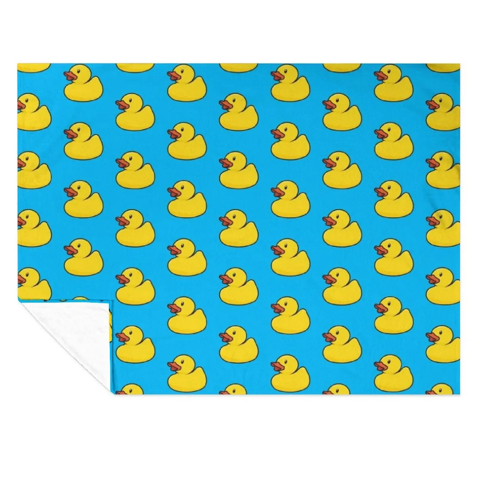 

Rubber Duck Throw Blanket Soft Plaid Summer Softest Travel Blankets