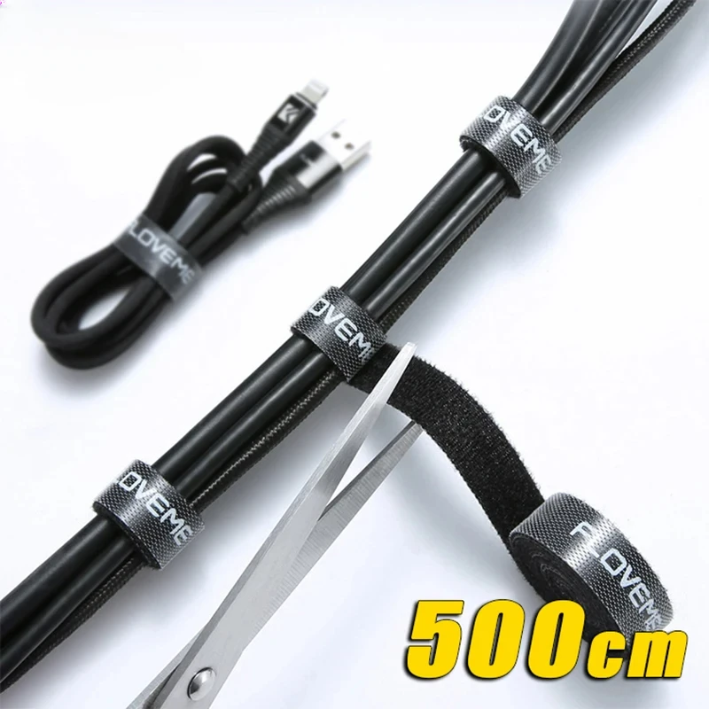 New 3Roll 5m Cable Manager Cable Winder Cable Management Cable Holder Wire Protection Charger Protector Cell Phone Mouse Headset